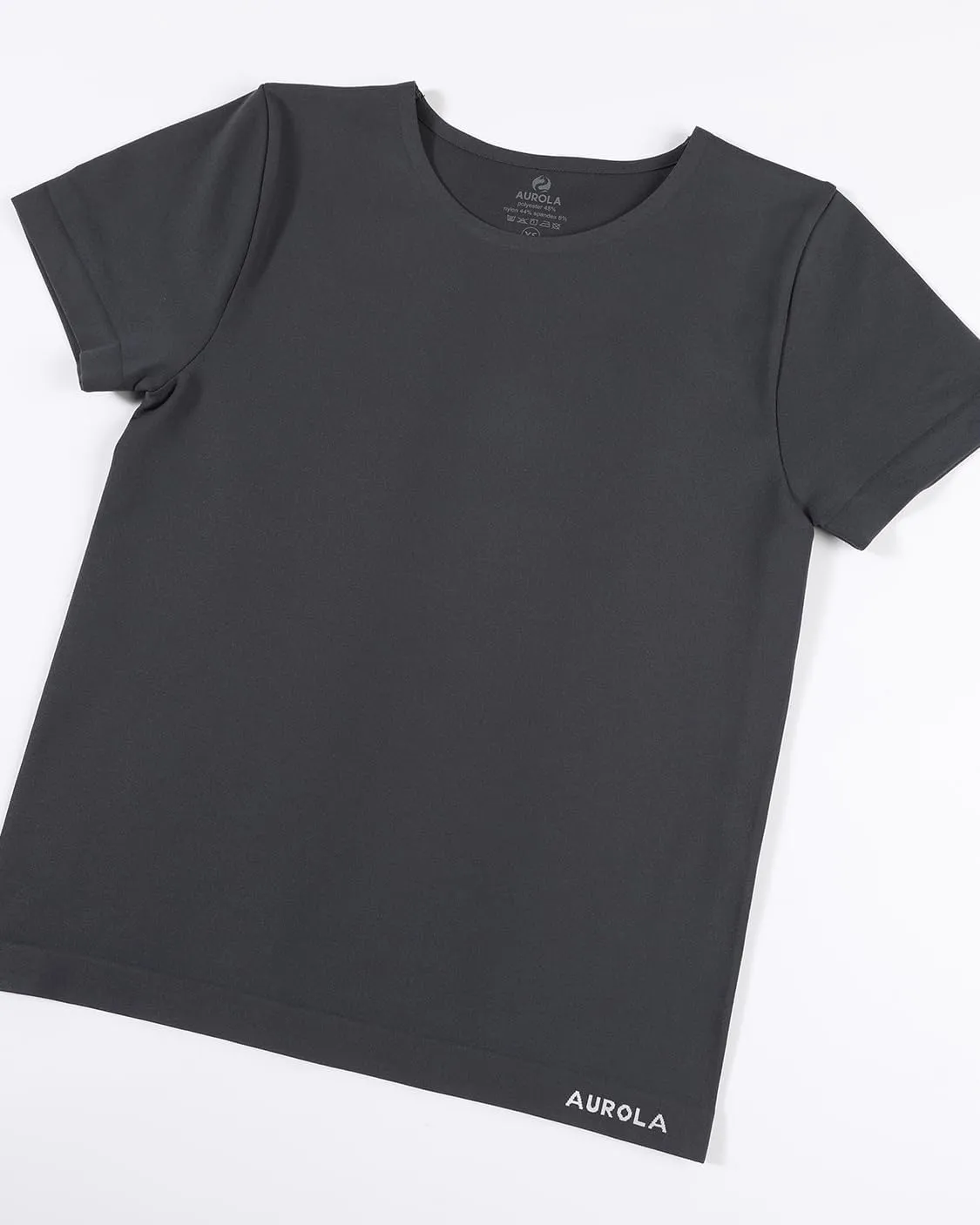 AUROLA Women Essentials Seamless Short Sleeve Fitted Tshirt Gym Workout Athletic Shirts Top Tee