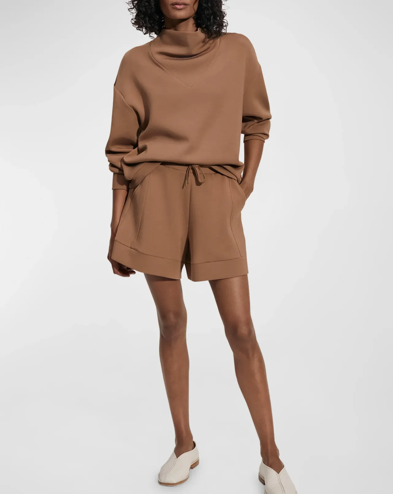 BEST SELLER!! Atrium 4.5" High Rise Shorts in Golden Bronze by VARLEY