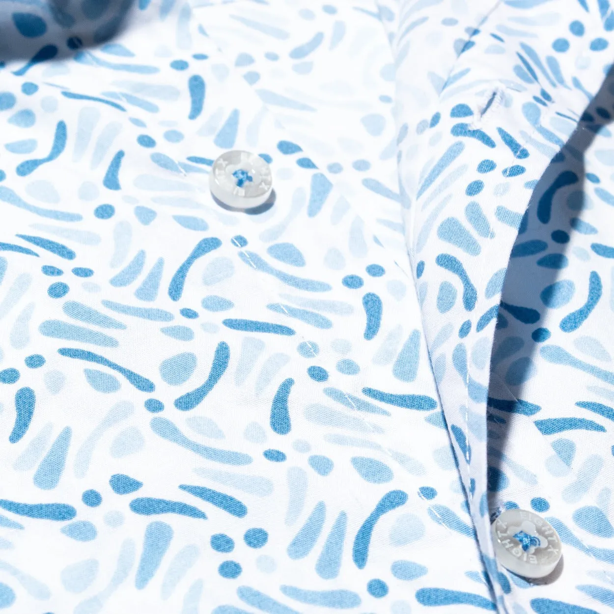 Blue Squirt Short Sleeve Shirt