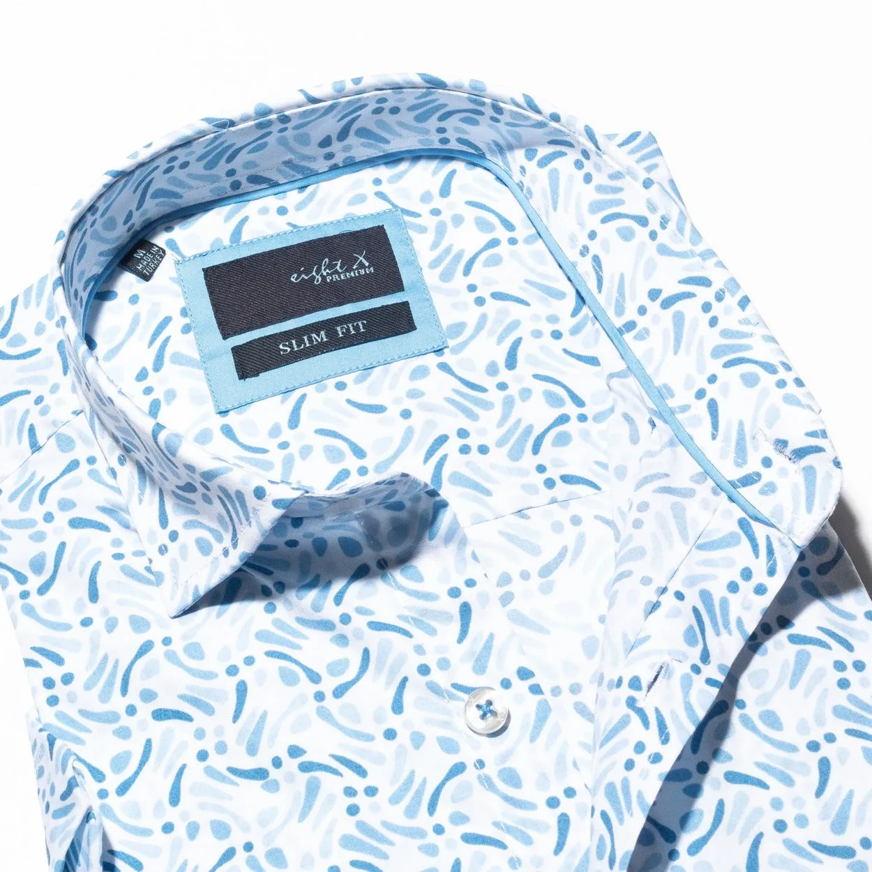 Blue Squirt Short Sleeve Shirt