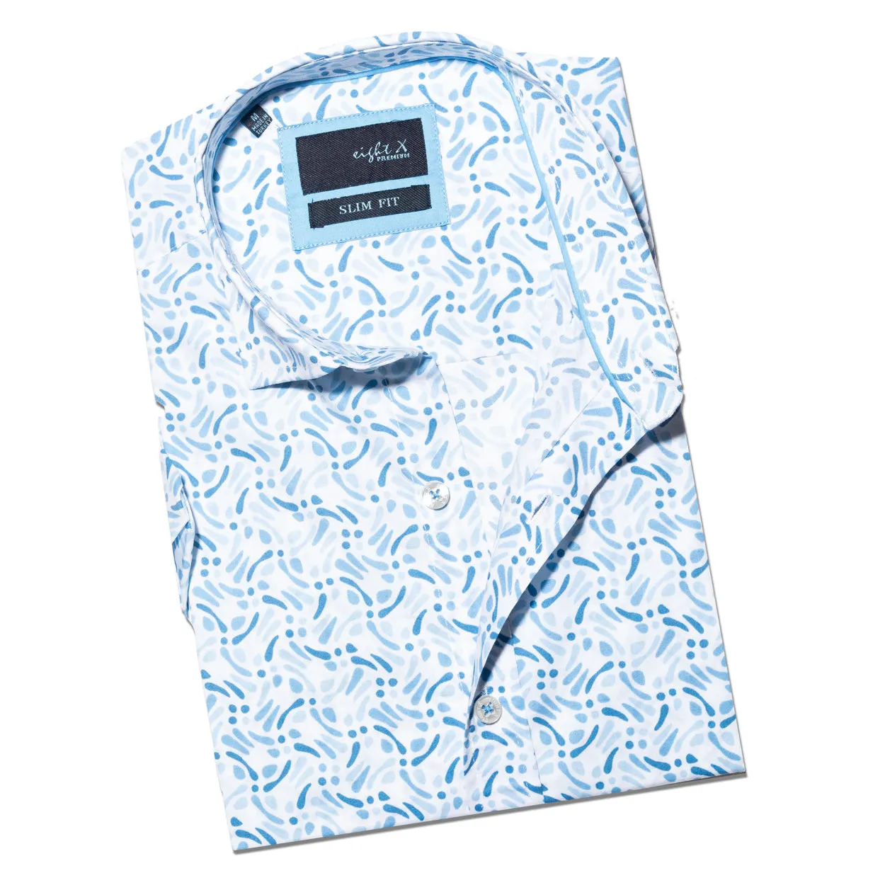 Blue Squirt Short Sleeve Shirt
