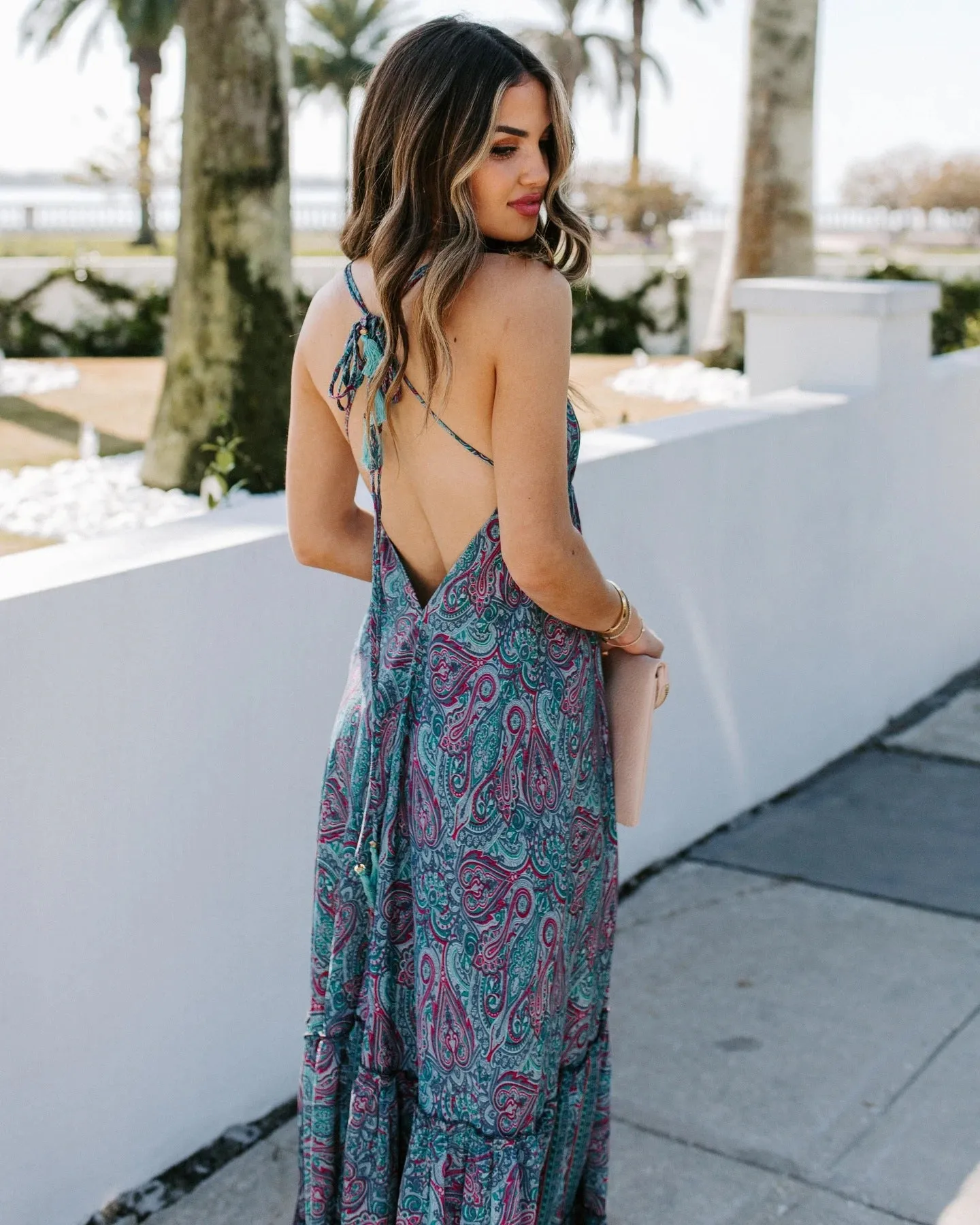 Boho Maxi Dress,  Bryony Blue Gypsy