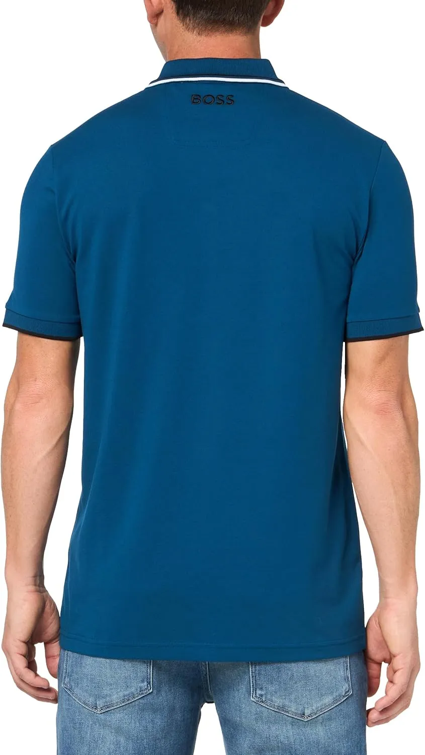 BOSS Men's Paddy Pro Stretch Pique Polo Shirt