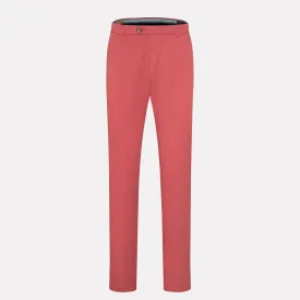 Bugatti Flat Front Casual Pant / Coral