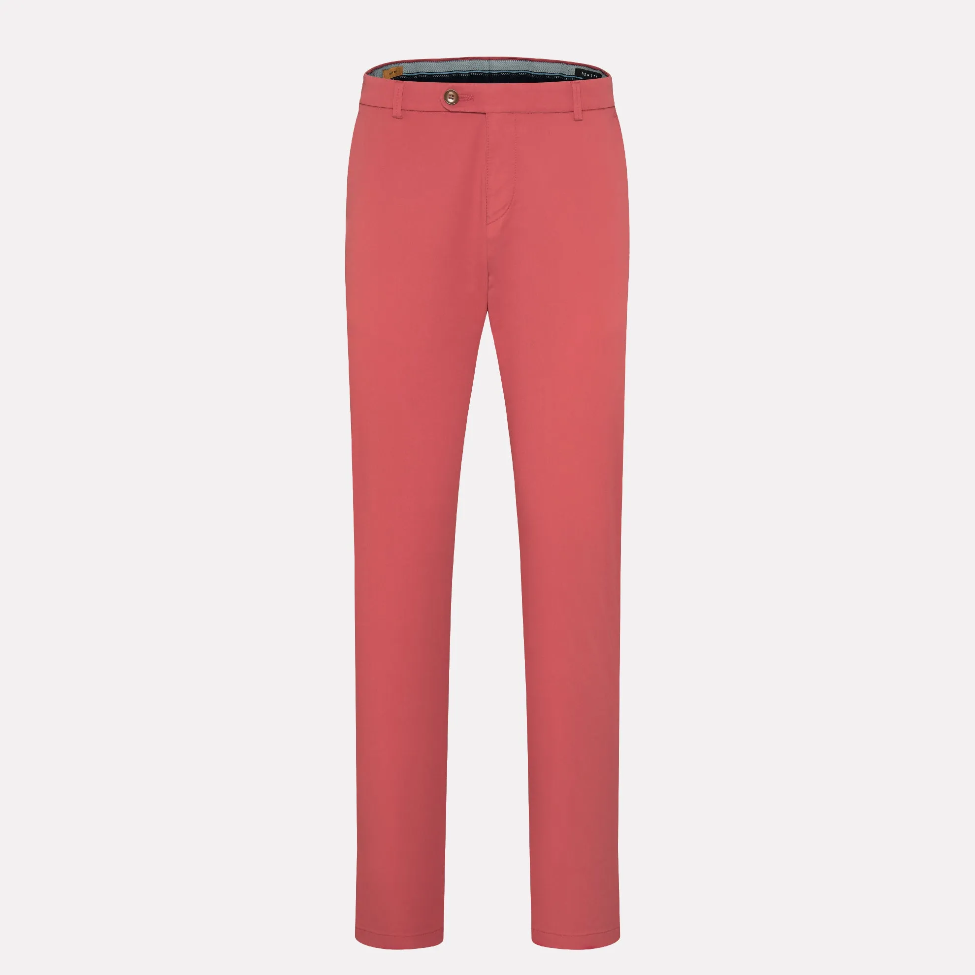 Bugatti Flat Front Casual Pant / Coral