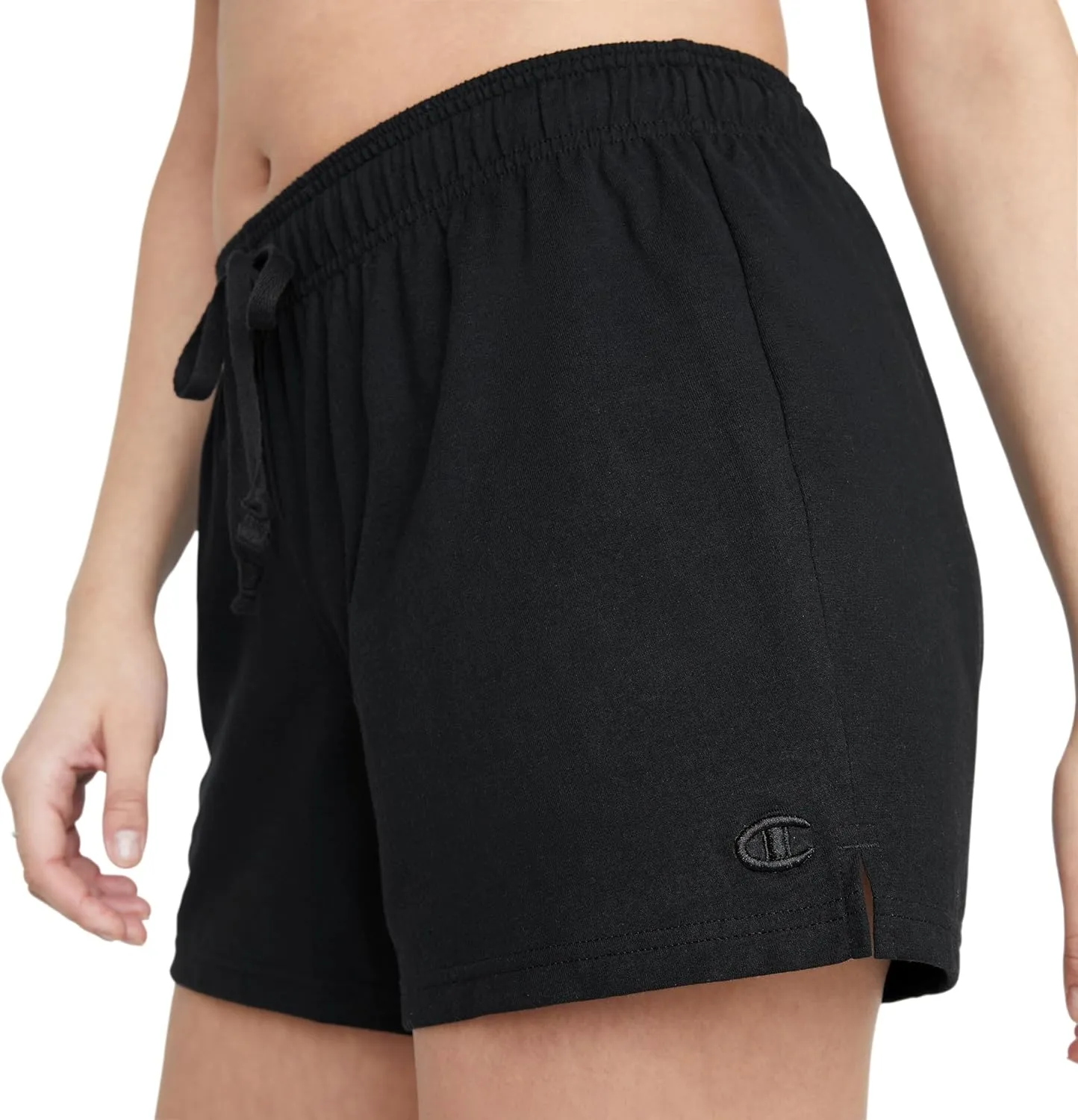 Champion Women's Shorts, Jersey Shorts, Soft, Lightweight, Comfortable Shorts for Women, 5" (Plus Size Available)