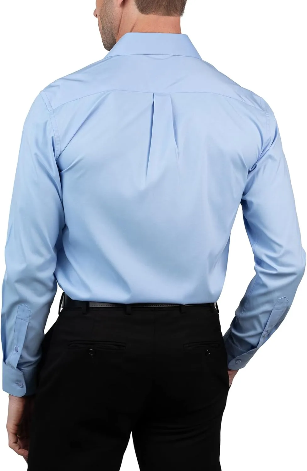 Chaps Regular Fit Long Sleeve Button Down Dress Shirts for Men - Wrinkle Free Long Sleeve Shirt Mens Formal 4-Way Stretch