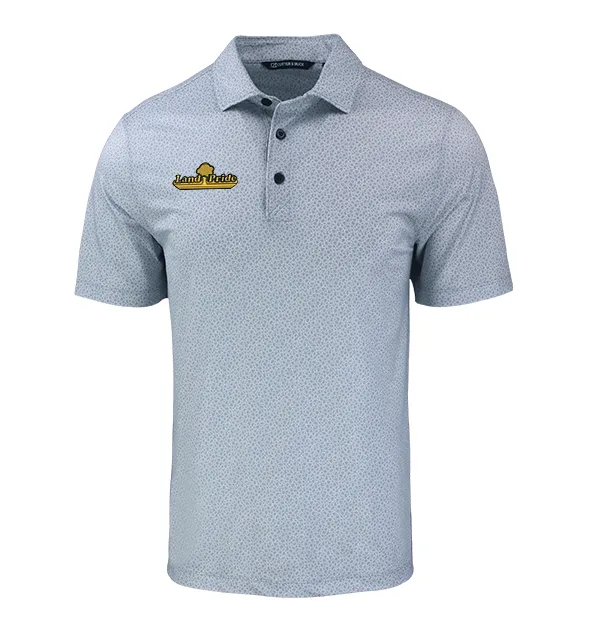Cutter & Buck Pike Eco Pebble Print Stretch Recycled Mens Polo