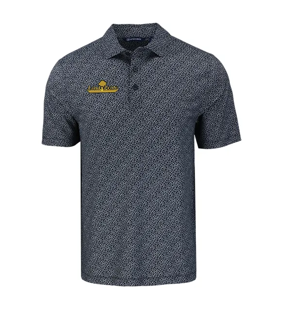Cutter & Buck Pike Eco Pebble Print Stretch Recycled Mens Polo