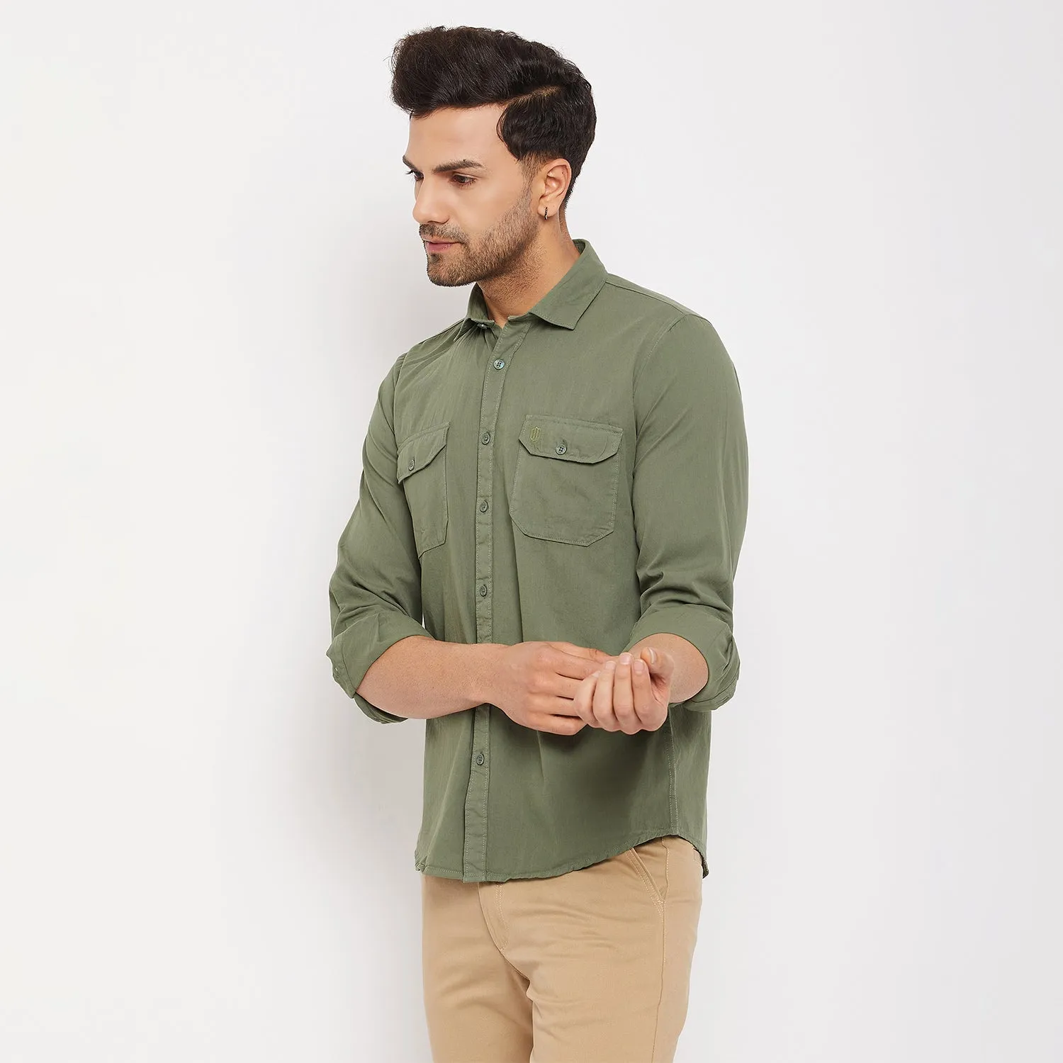 Duke Stardust Men Cotton Full Sleeve Shirt (SDO9PLT)