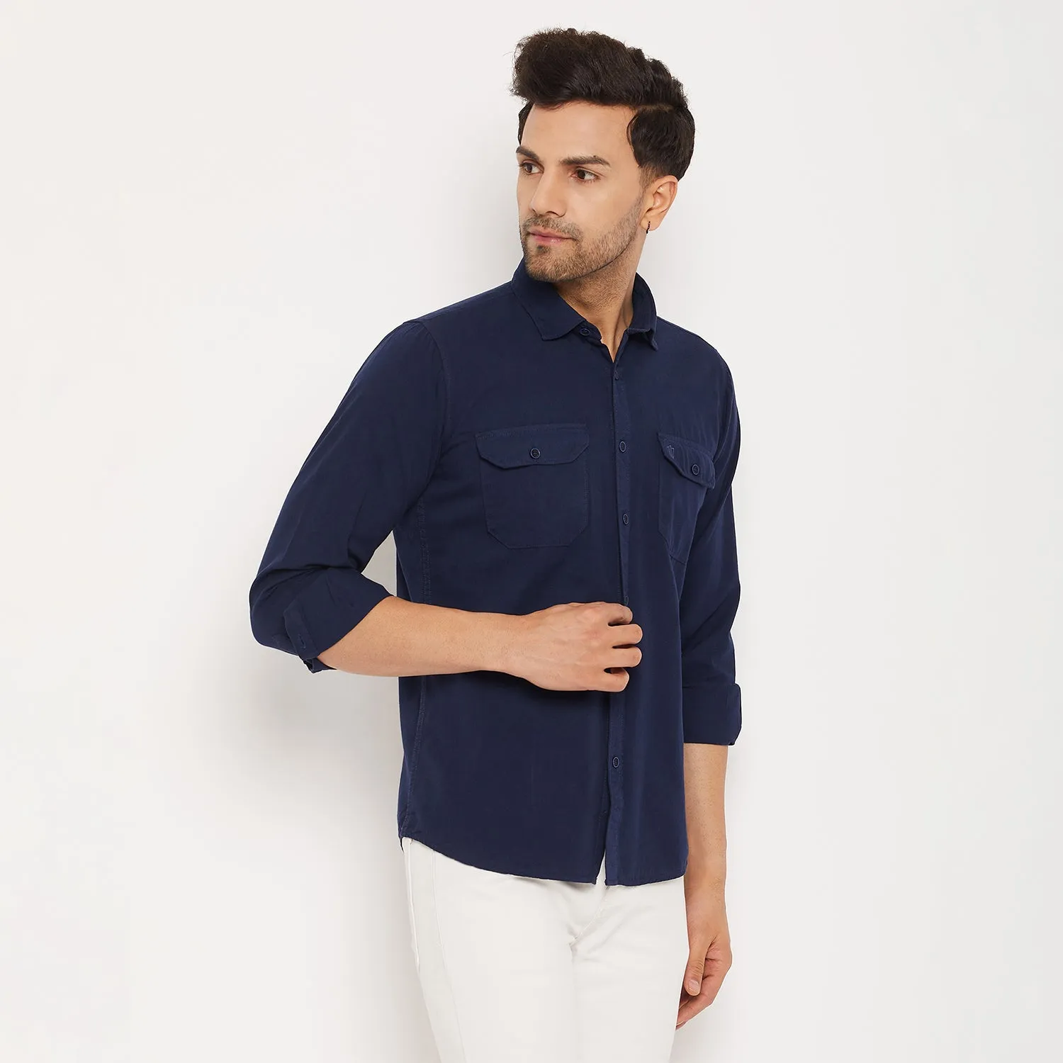 Duke Stardust Men Cotton Full Sleeve Shirt (SDO9PLT)