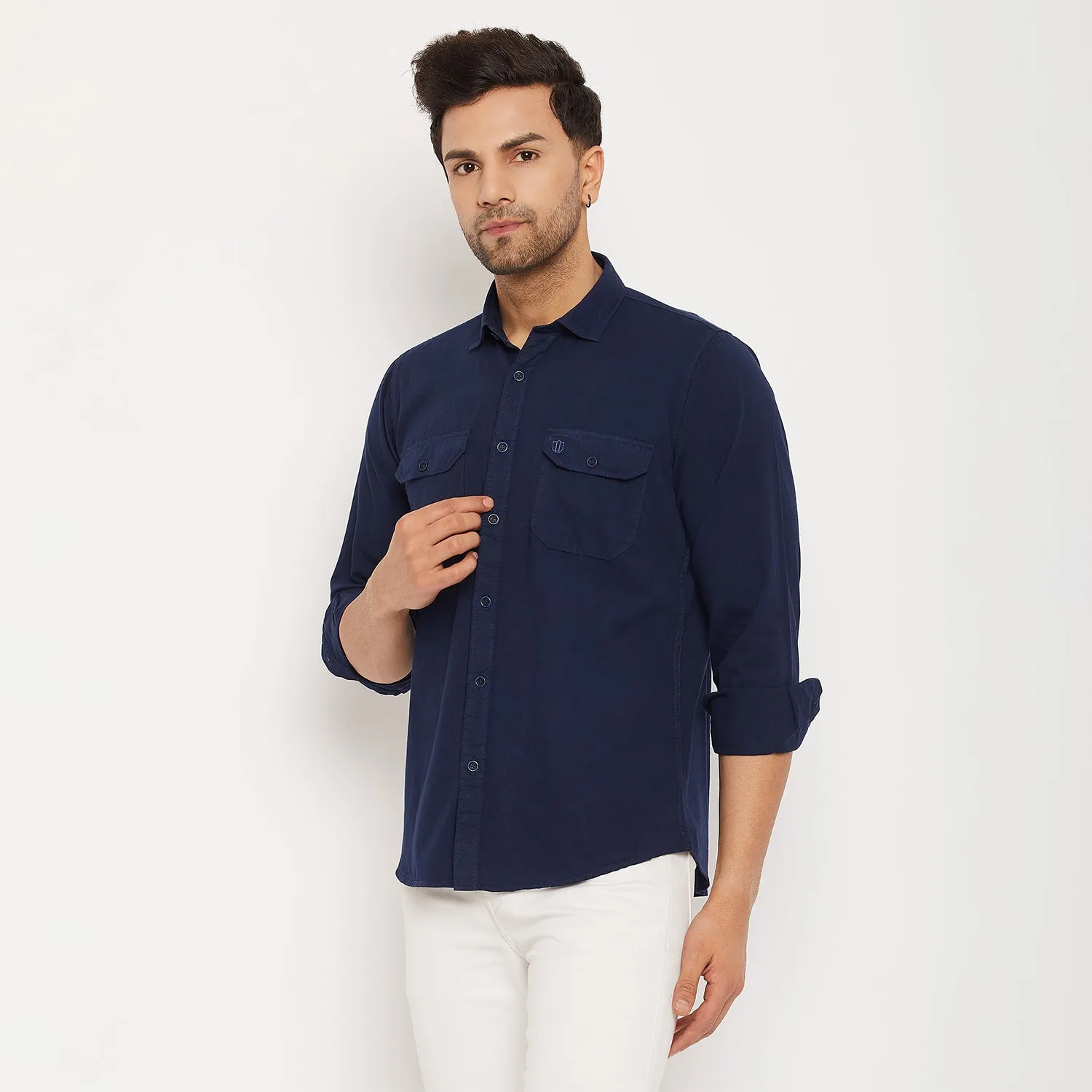 Duke Stardust Men Cotton Full Sleeve Shirt (SDO9PLT)