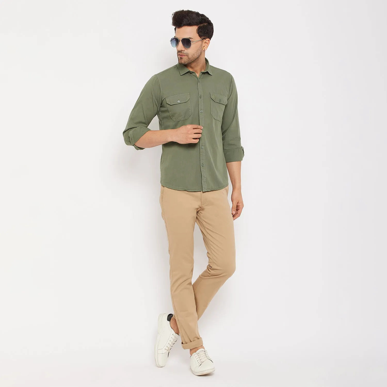 Duke Stardust Men Cotton Full Sleeve Shirt (SDO9PLT)