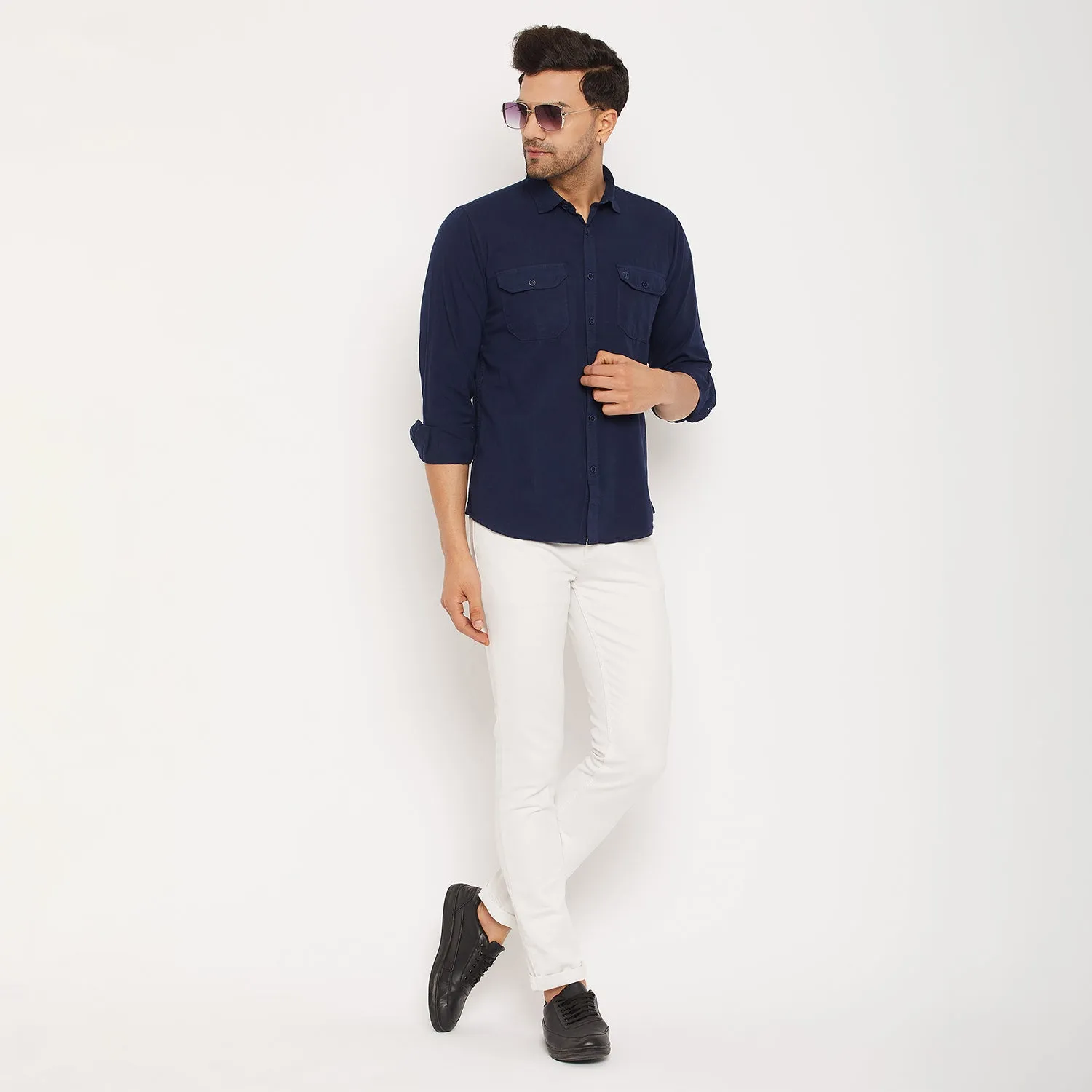 Duke Stardust Men Cotton Full Sleeve Shirt (SDO9PLT)