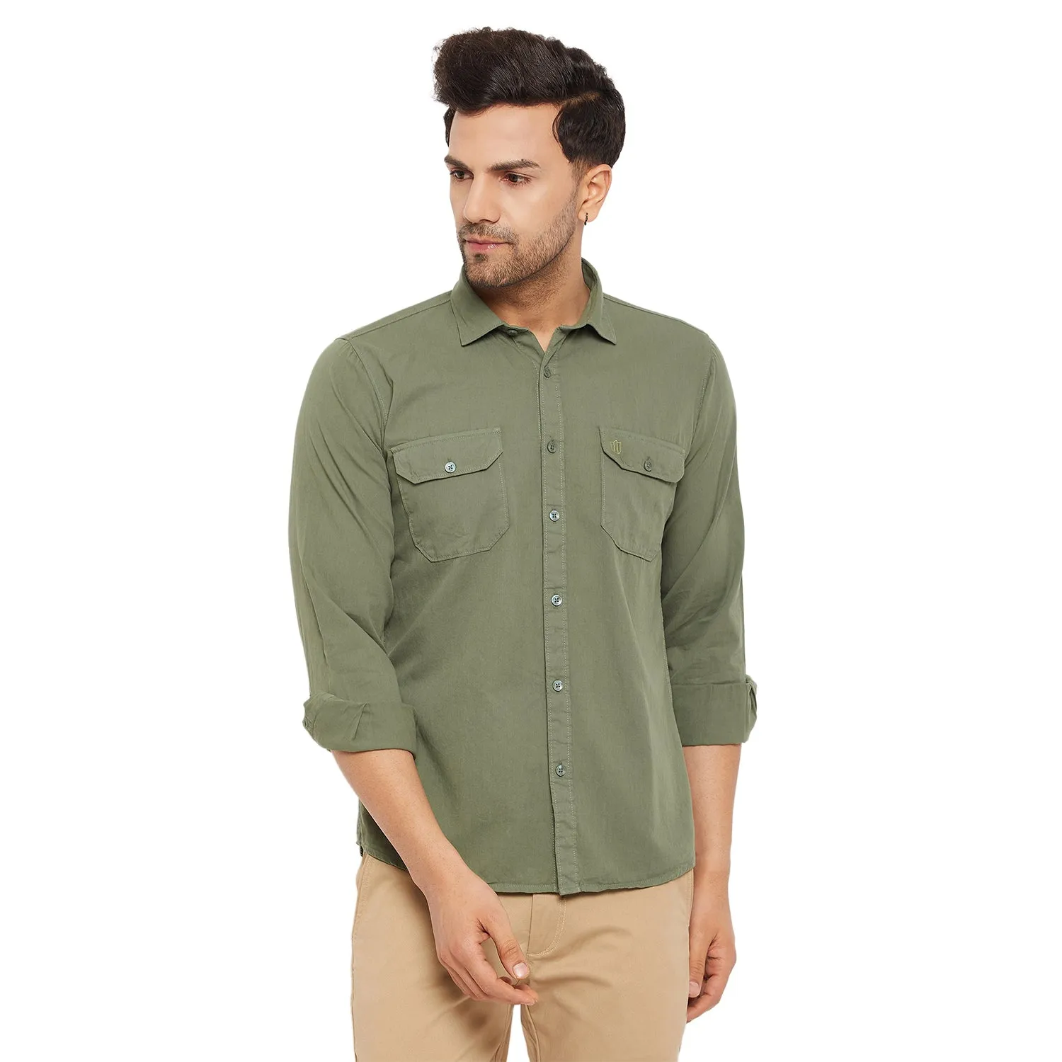 Duke Stardust Men Cotton Full Sleeve Shirt (SDO9PLT)
