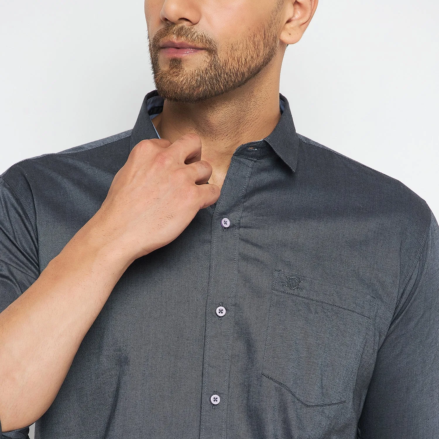 Duke Stardust Men Full Sleeve Cotton Shirt (SDO88BCO)