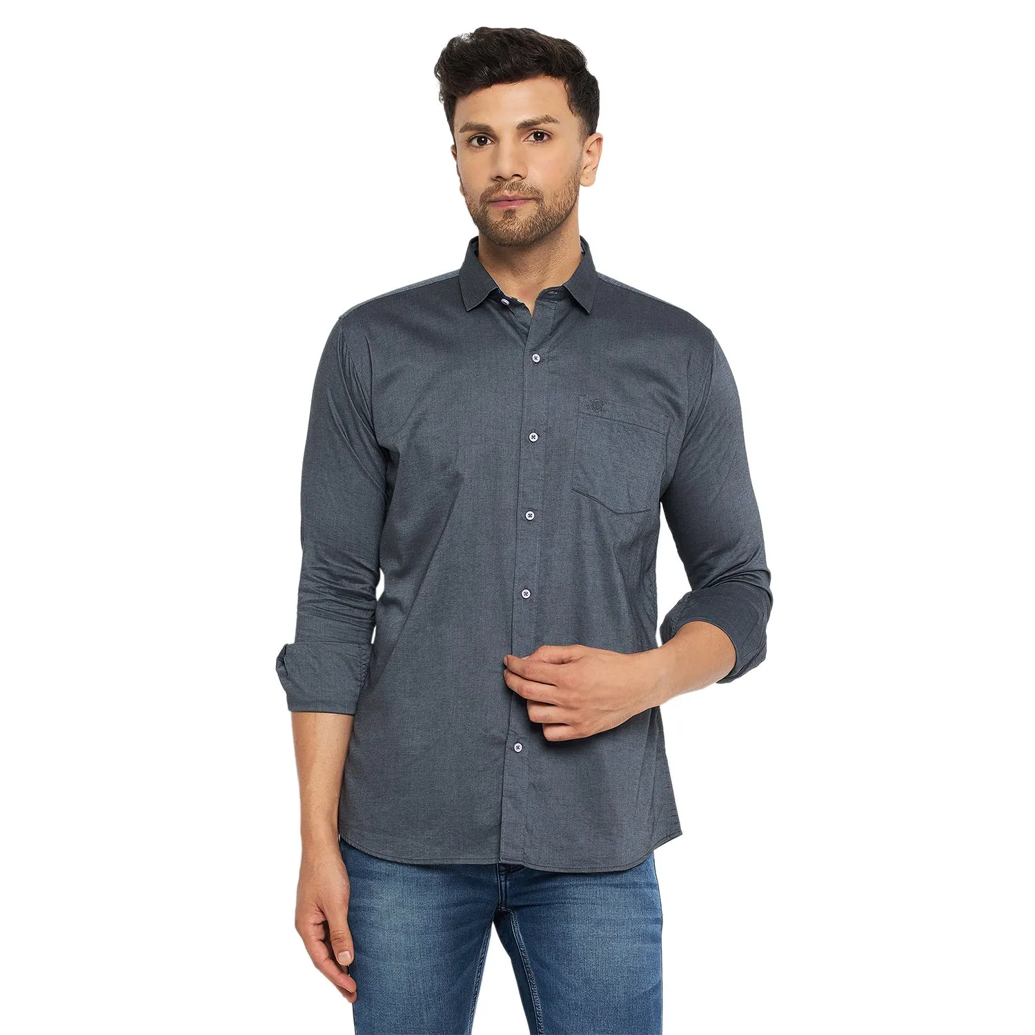 Duke Stardust Men Full Sleeve Cotton Shirt (SDO88BCO)