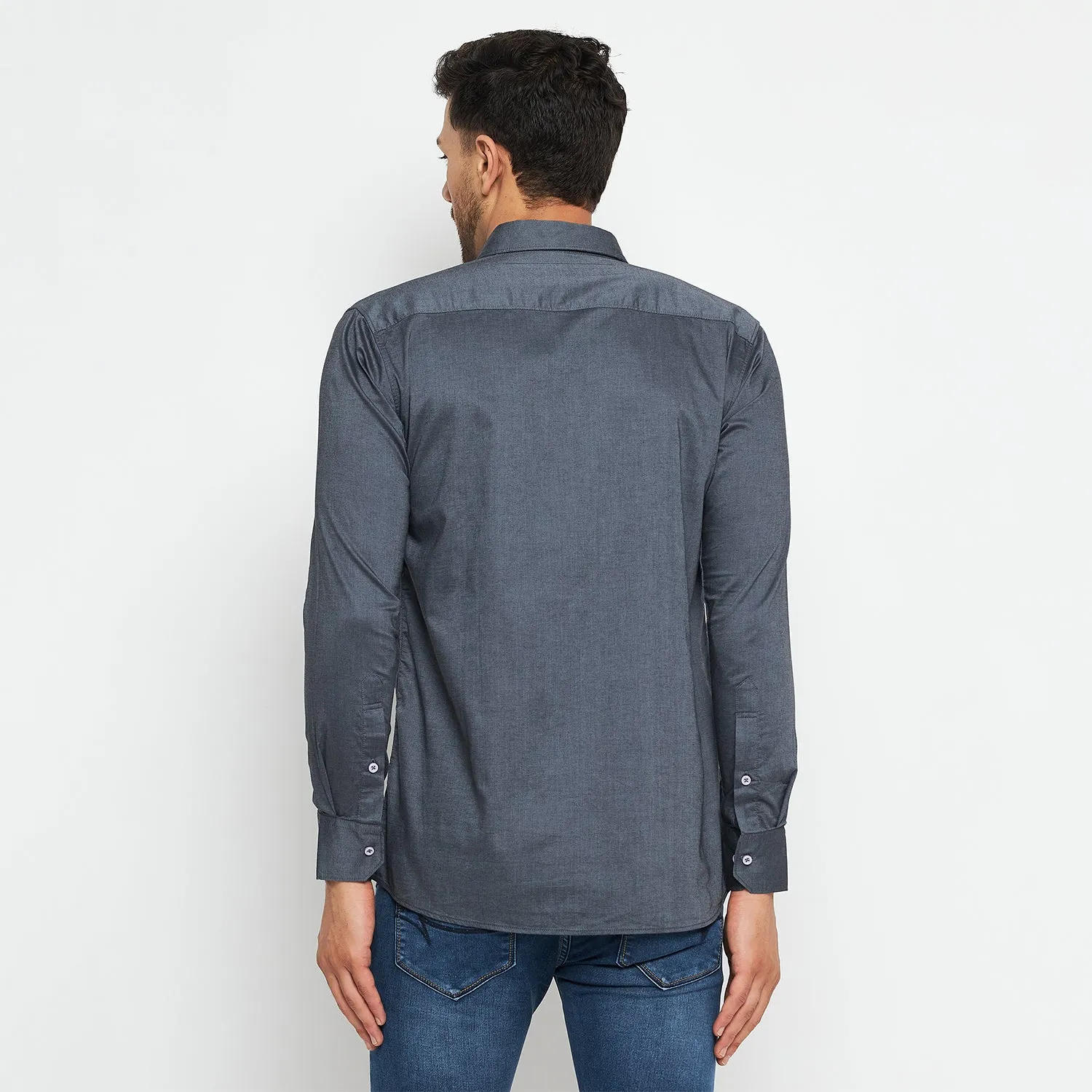 Duke Stardust Men Full Sleeve Cotton Shirt (SDO88BCO)