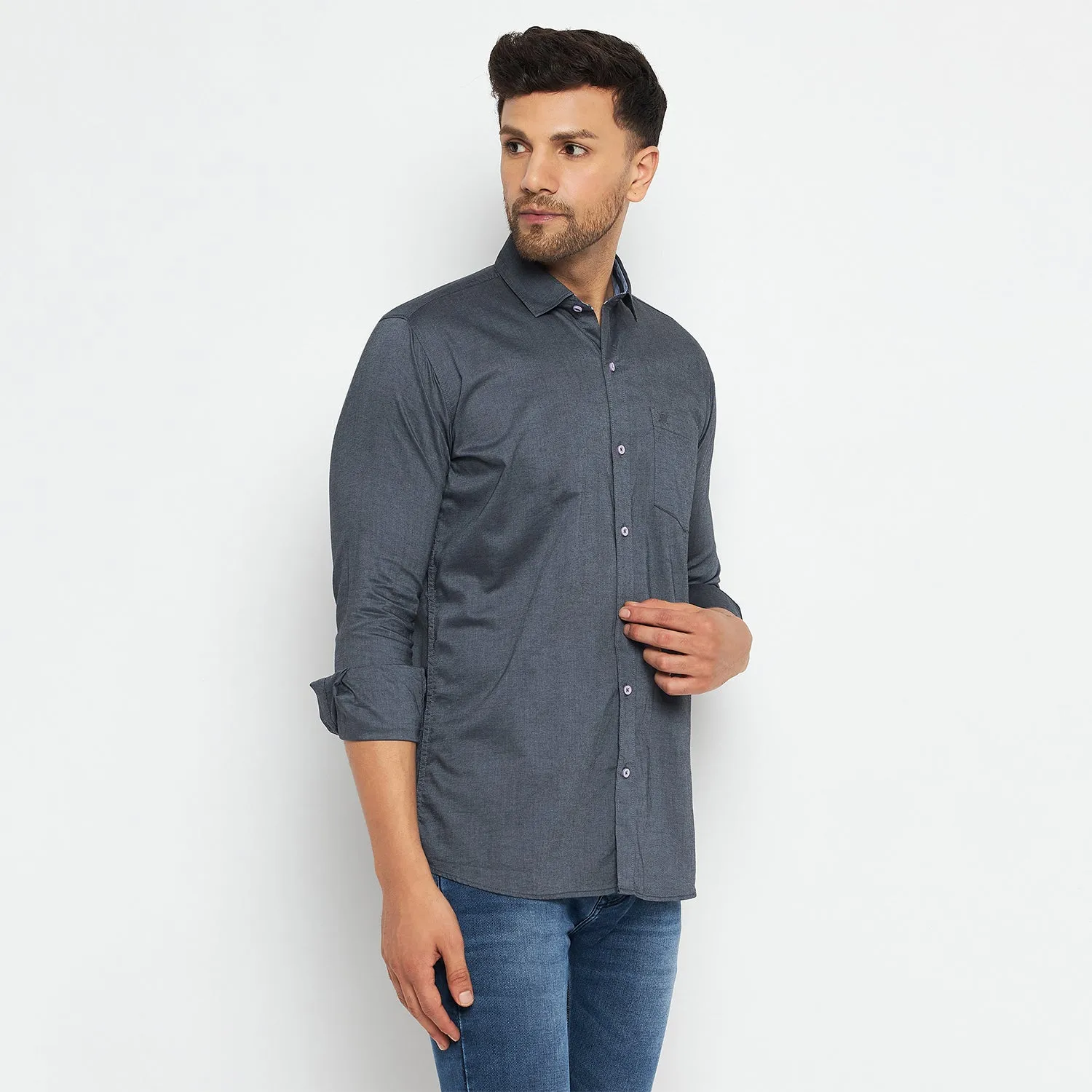 Duke Stardust Men Full Sleeve Cotton Shirt (SDO88BCO)