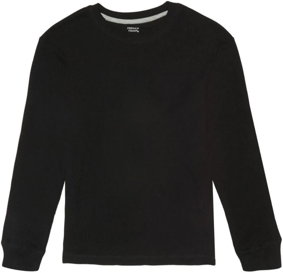French Toast Boys' Long Sleeve Crewneck Thermal