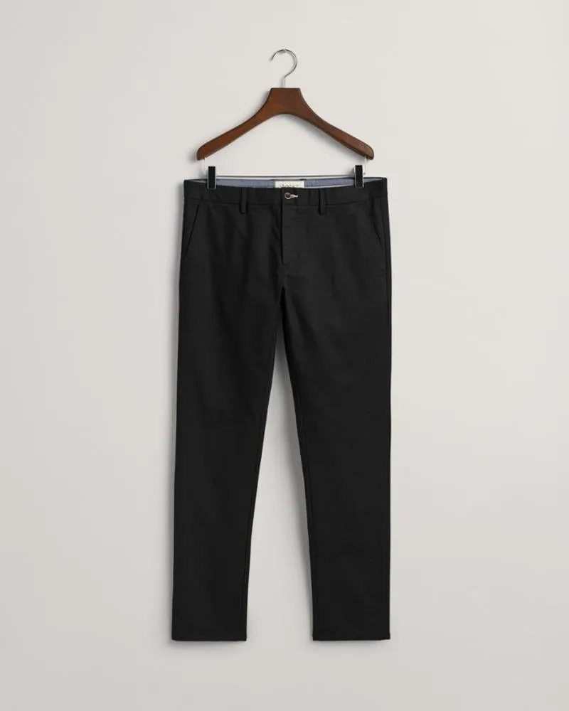 Gant Apparel Mens SLIM TECH PREP CHINOS 5/BLACK