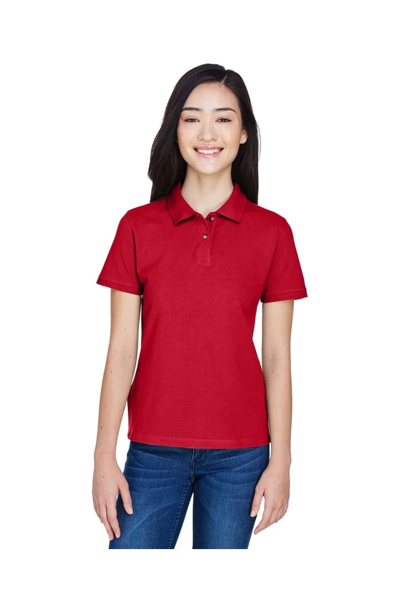 Harriton M200W: Ladies' 6 oz. Ringspun Cotton Pique Short-Sleeve Polo