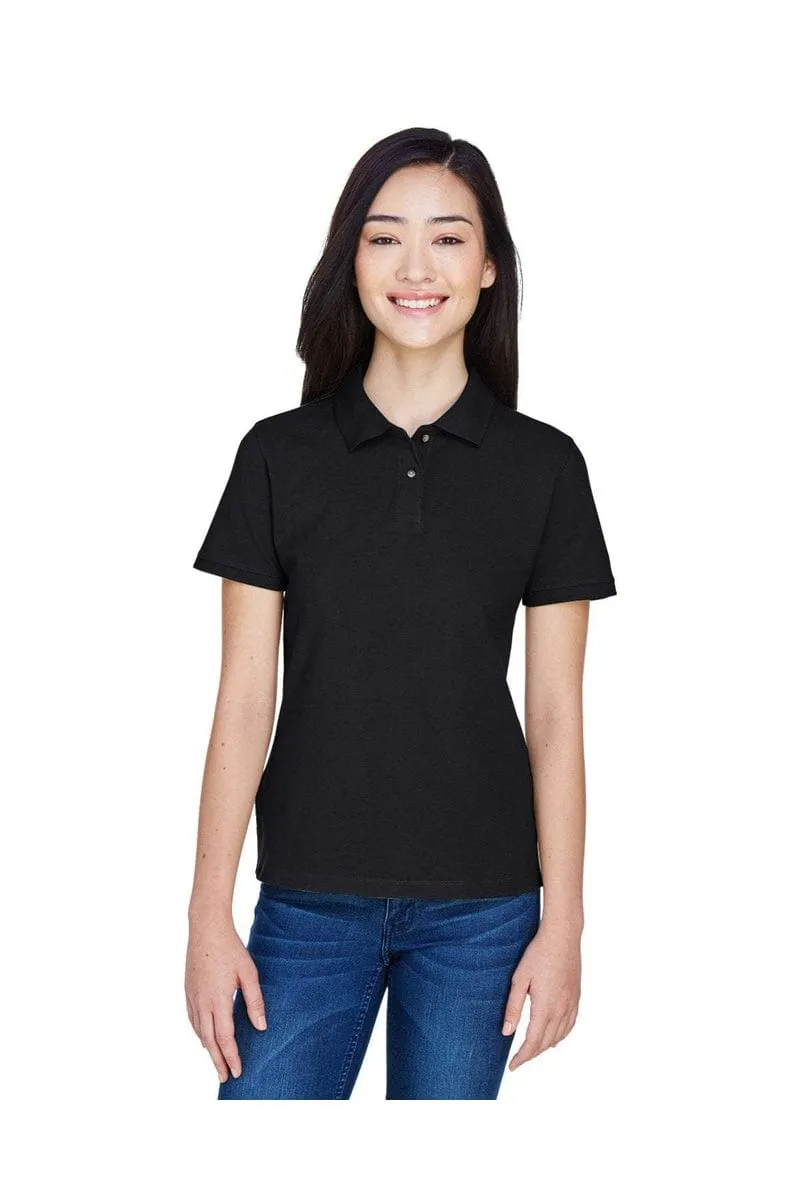 Harriton M200W: Ladies' 6 oz. Ringspun Cotton Pique Short-Sleeve Polo