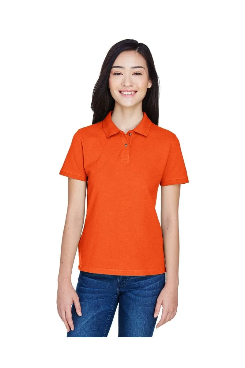 Harriton M200W: Ladies' 6 oz. Ringspun Cotton Pique Short-Sleeve Polo