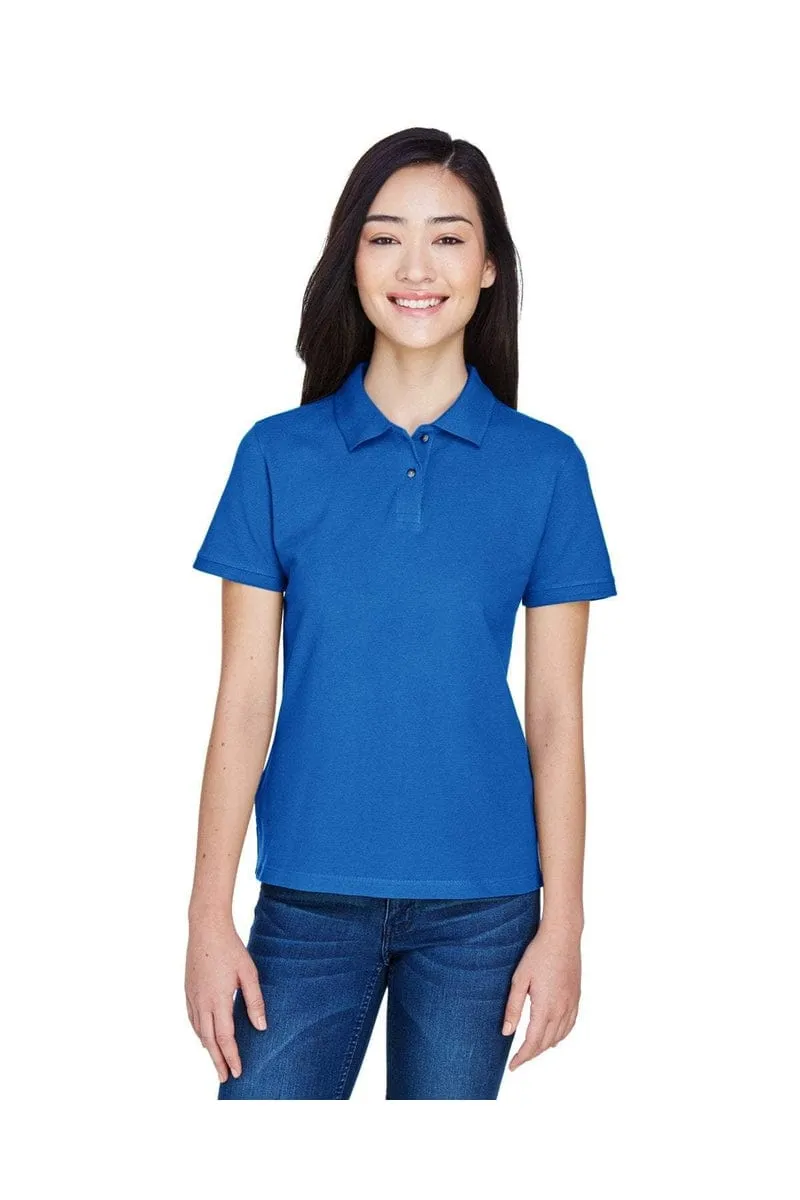 Harriton M200W: Ladies' 6 oz. Ringspun Cotton Pique Short-Sleeve Polo