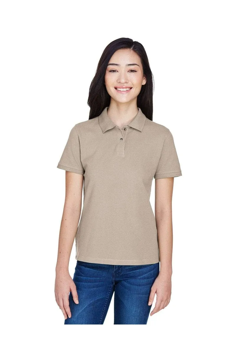 Harriton M200W: Ladies' 6 oz. Ringspun Cotton Pique Short-Sleeve Polo