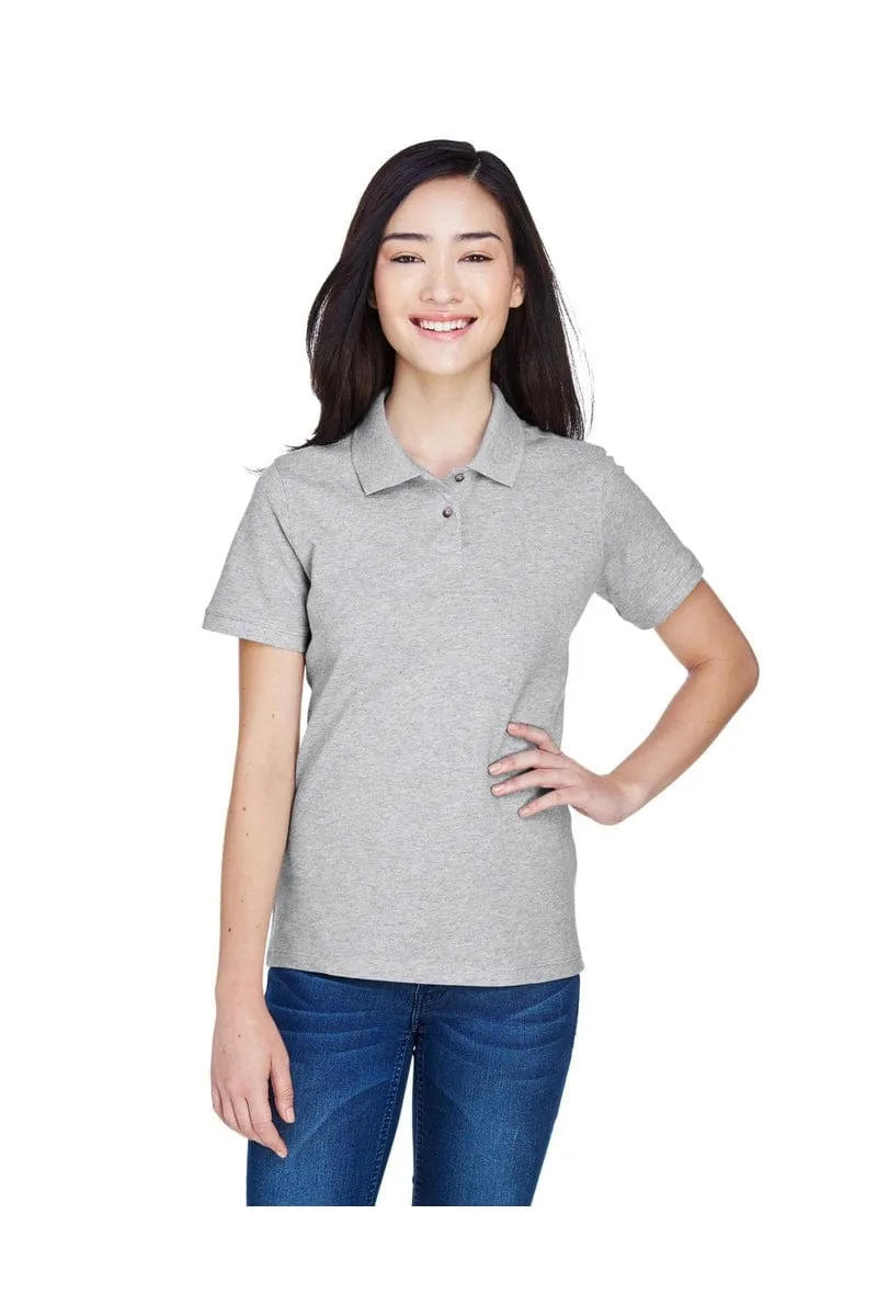 Harriton M200W: Ladies' 6 oz. Ringspun Cotton Pique Short-Sleeve Polo
