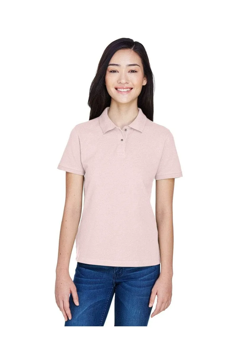 Harriton M200W: Ladies' 6 oz. Ringspun Cotton Pique Short-Sleeve Polo
