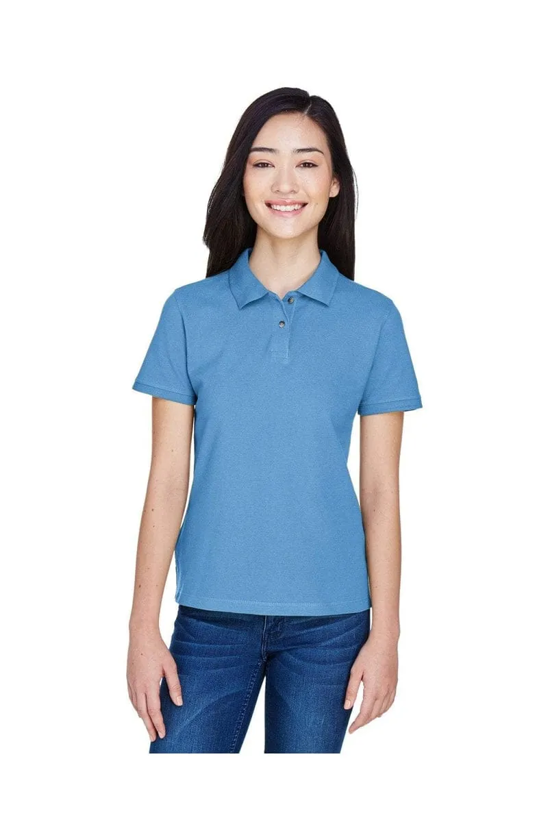 Harriton M200W: Ladies' 6 oz. Ringspun Cotton Pique Short-Sleeve Polo