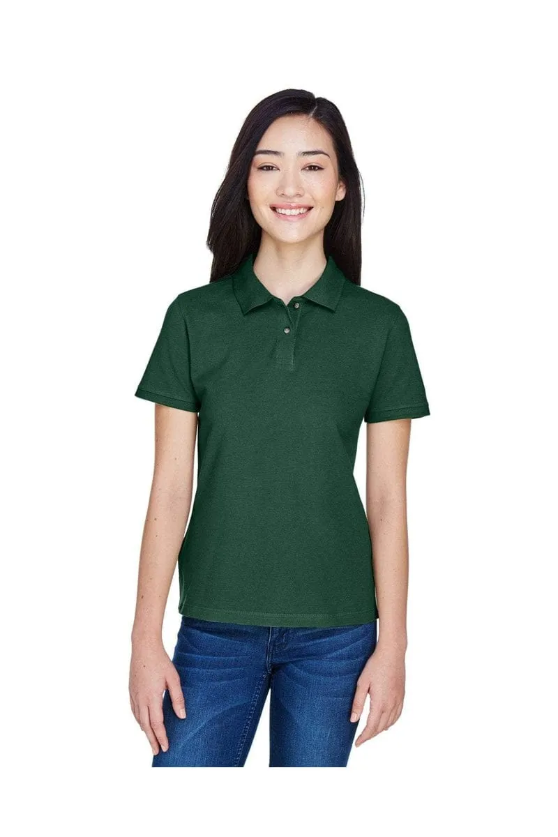Harriton M200W: Ladies' 6 oz. Ringspun Cotton Pique Short-Sleeve Polo