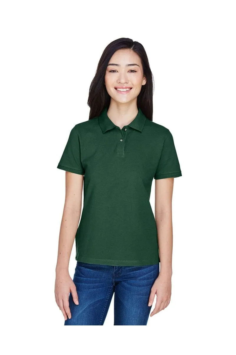 Harriton M200W: Ladies' 6 oz. Ringspun Cotton Pique Short-Sleeve Polo