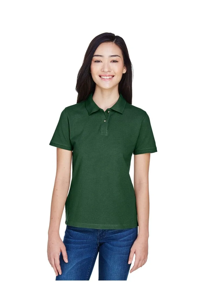 Harriton M200W: Ladies' 6 oz. Ringspun Cotton Pique Short-Sleeve Polo