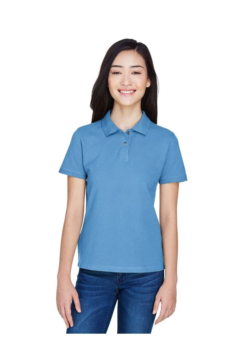 Harriton M200W: Ladies' 6 oz. Ringspun Cotton Pique Short-Sleeve Polo