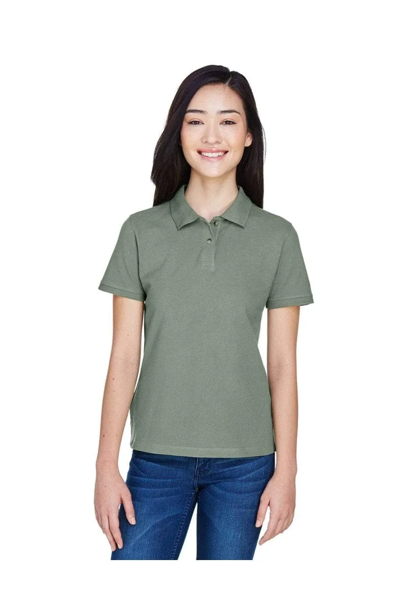 Harriton M200W: Ladies' 6 oz. Ringspun Cotton Pique Short-Sleeve Polo