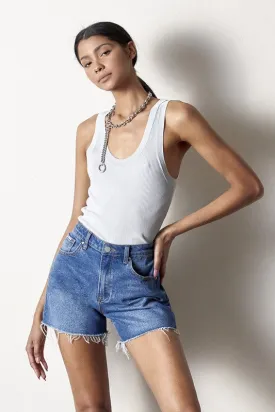 HIGH RISE MIDI SHORTS