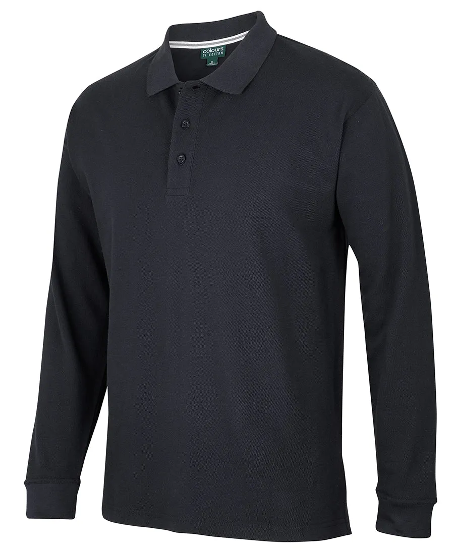 JB'S COLOURS OF COTTON L/S PIQUE POLO - S2ML