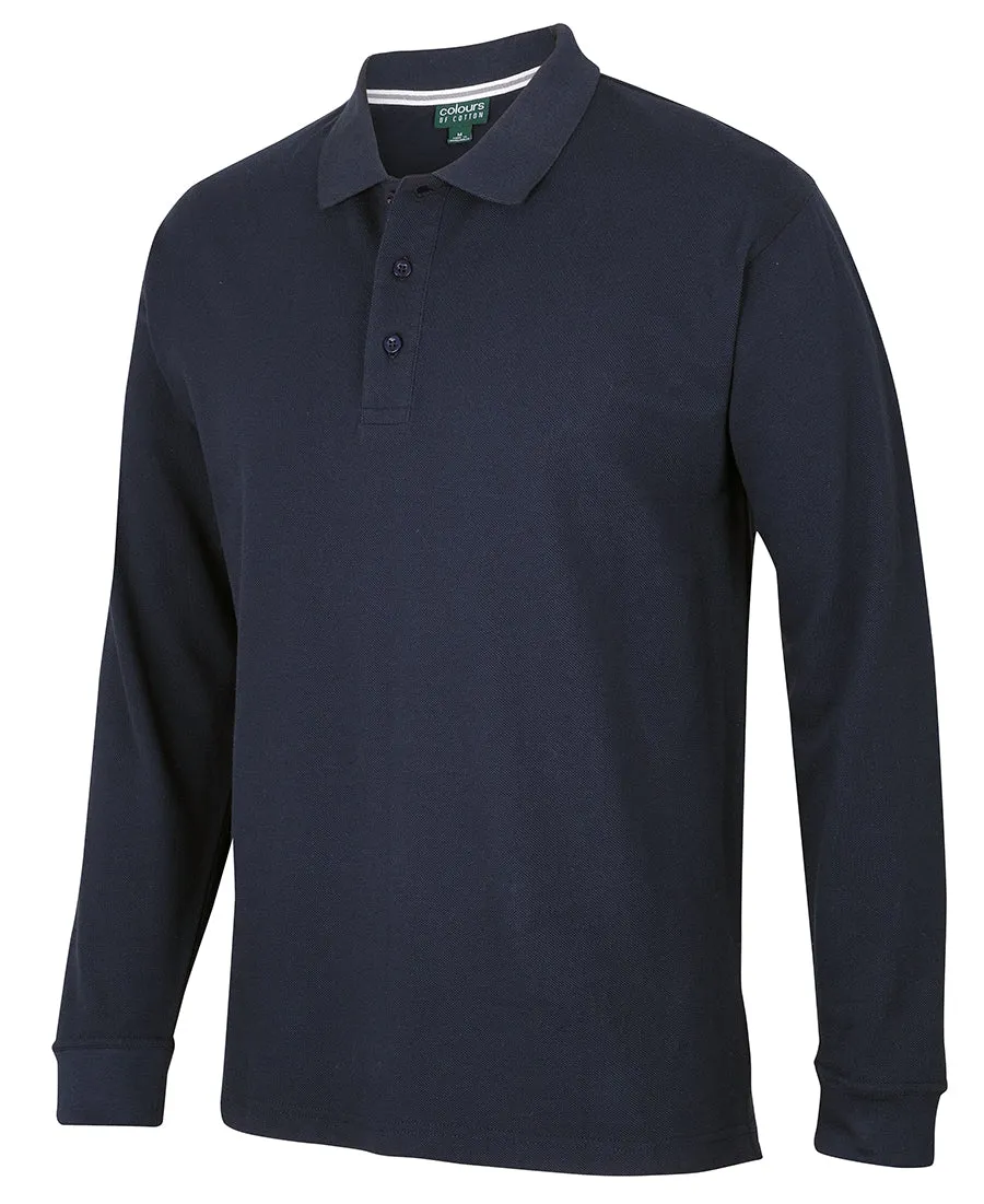 JB'S COLOURS OF COTTON L/S PIQUE POLO - S2ML