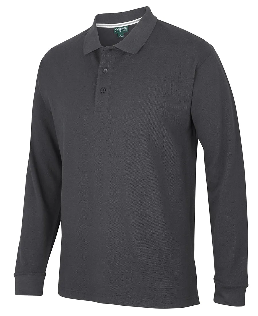 JB'S COLOURS OF COTTON L/S PIQUE POLO - S2ML
