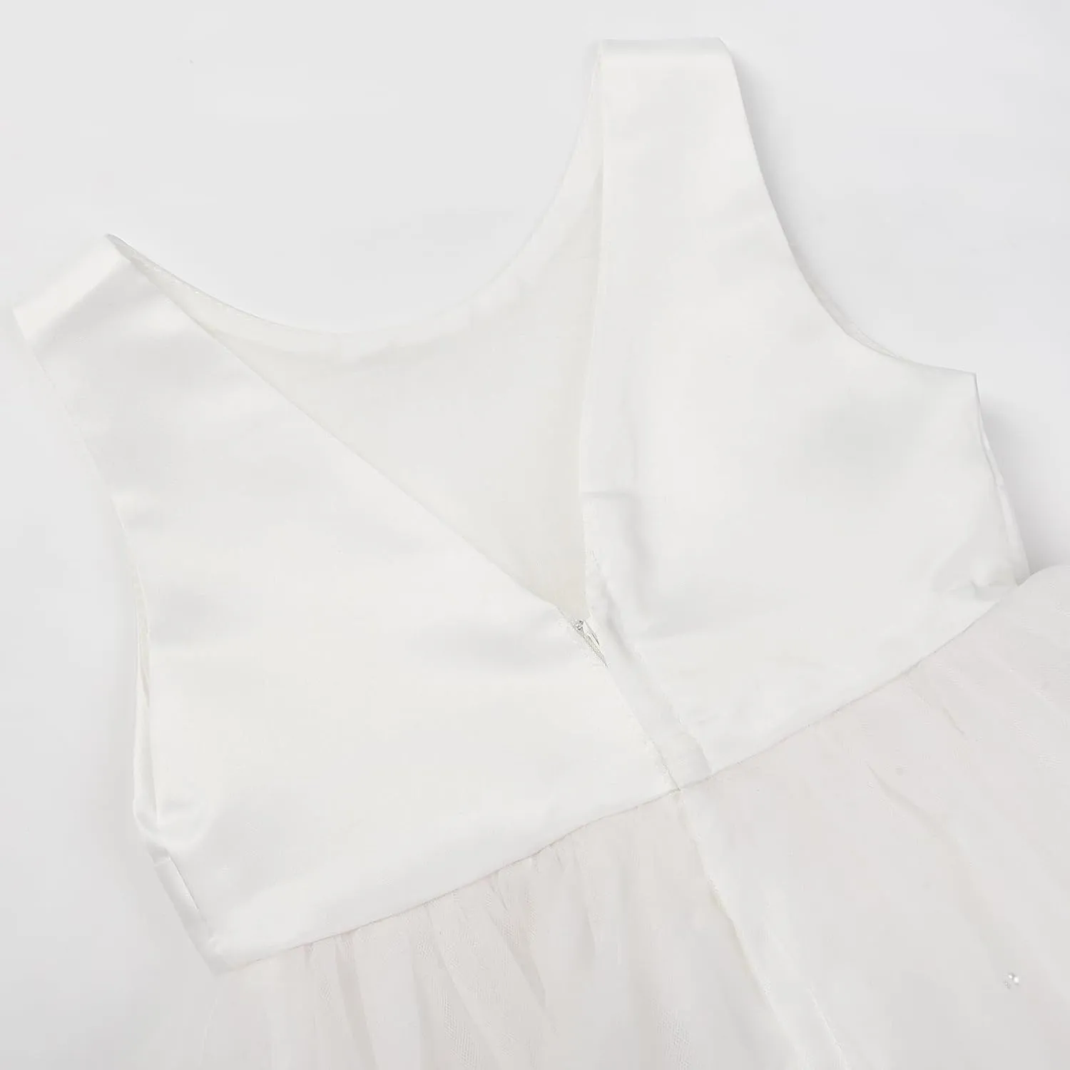 JerrisApparel Flower Girls Dress Wedding Satin Dresses Princess Birthday Party Prom Ball Gown