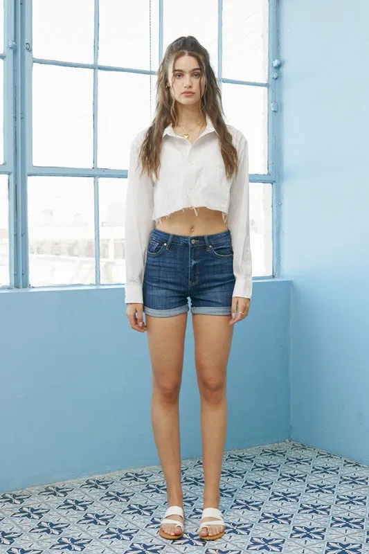 KanCan Hazel High Rise Shorts