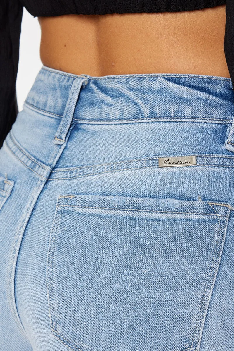 KanCan High Rise Denim Daze Shorts