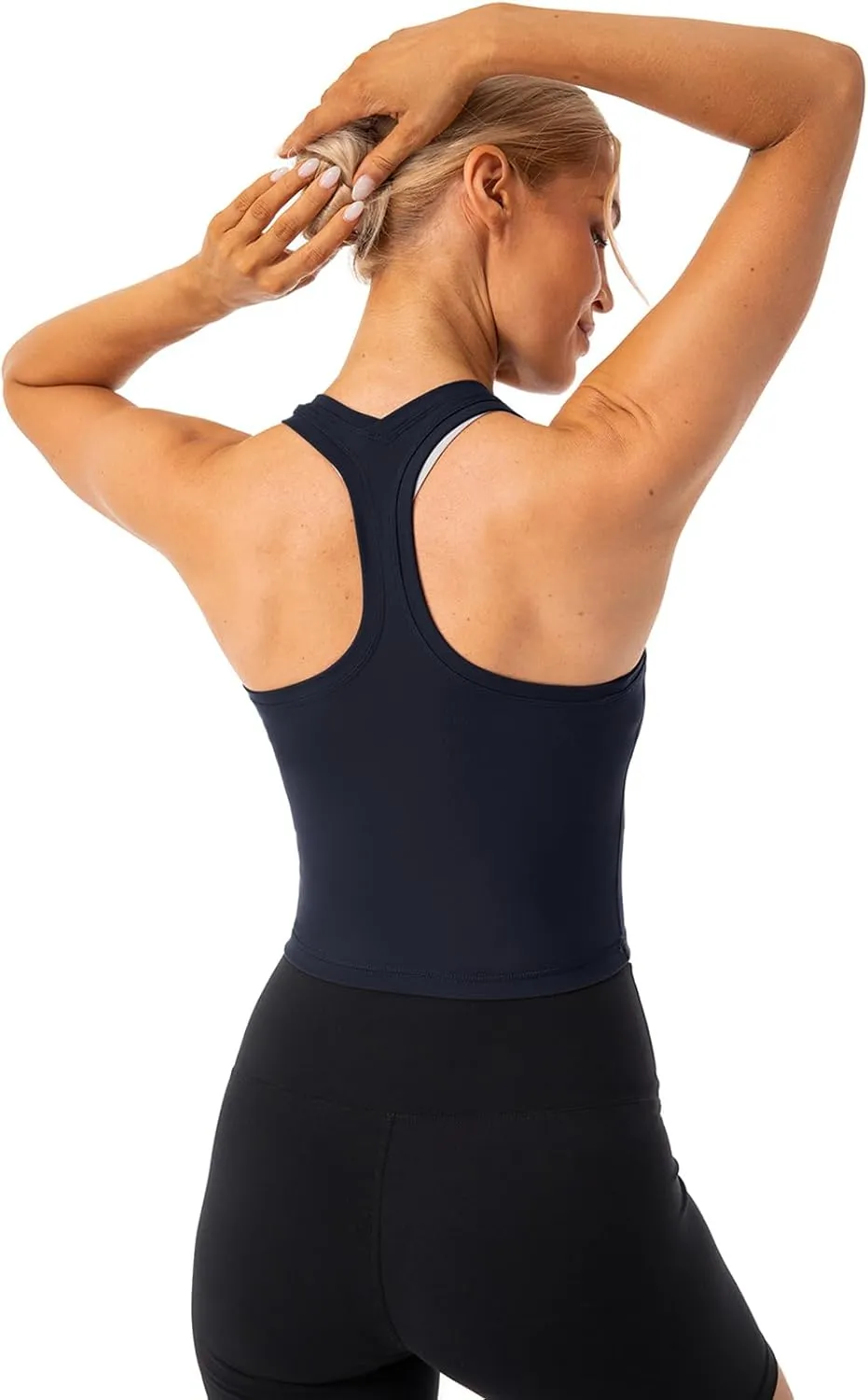 Lavento Women's Racerback Workout Tank Top Sports Yoga Tops Active Sleeveless Shirts