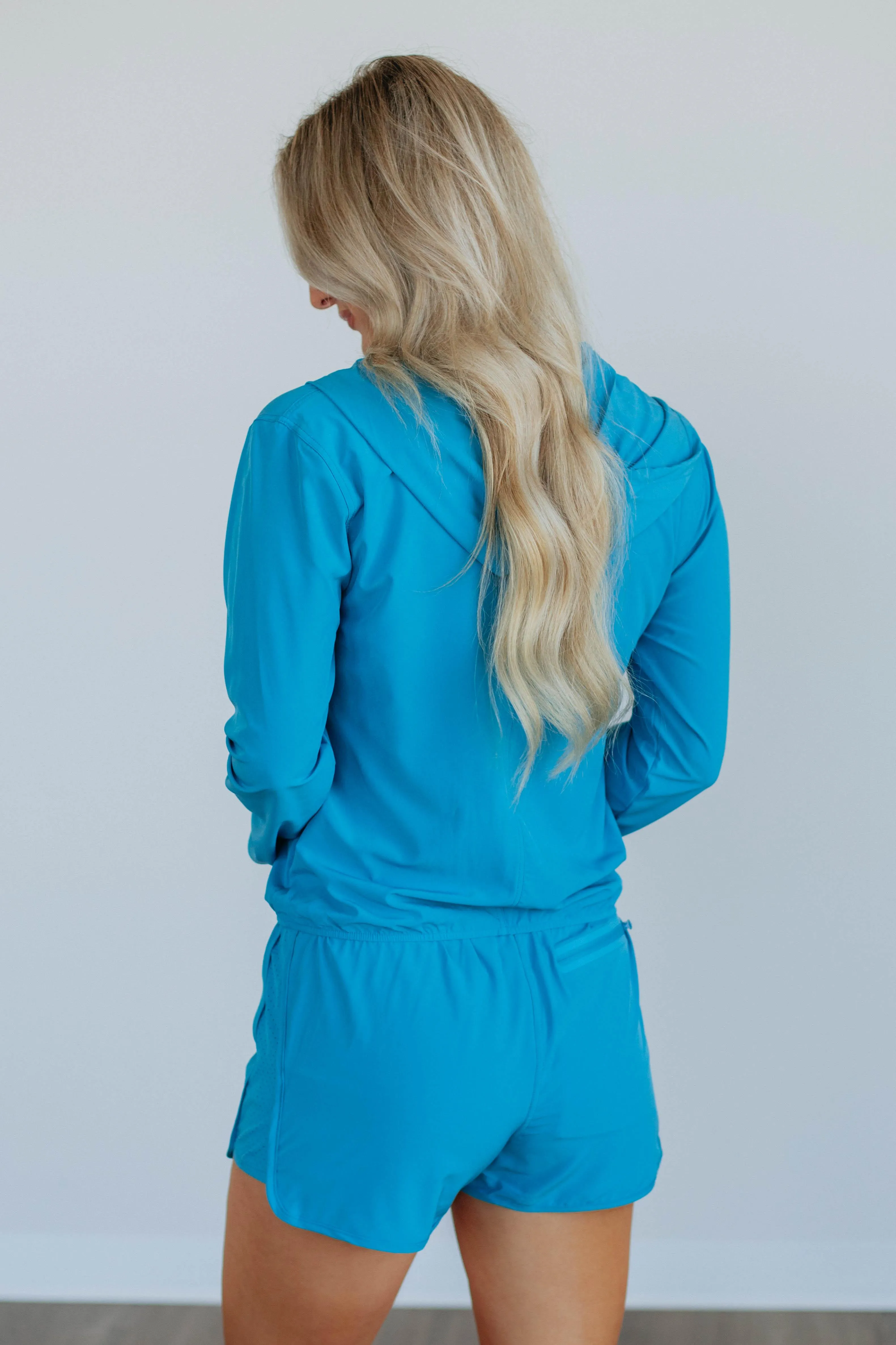 Londyn Active Shorts - Cerulean