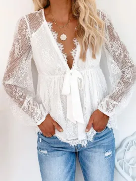 Luna Artemis Lace Blouse