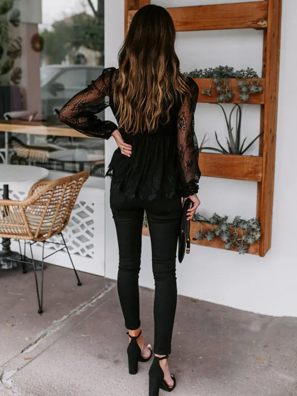 Luna Artemis Lace Blouse