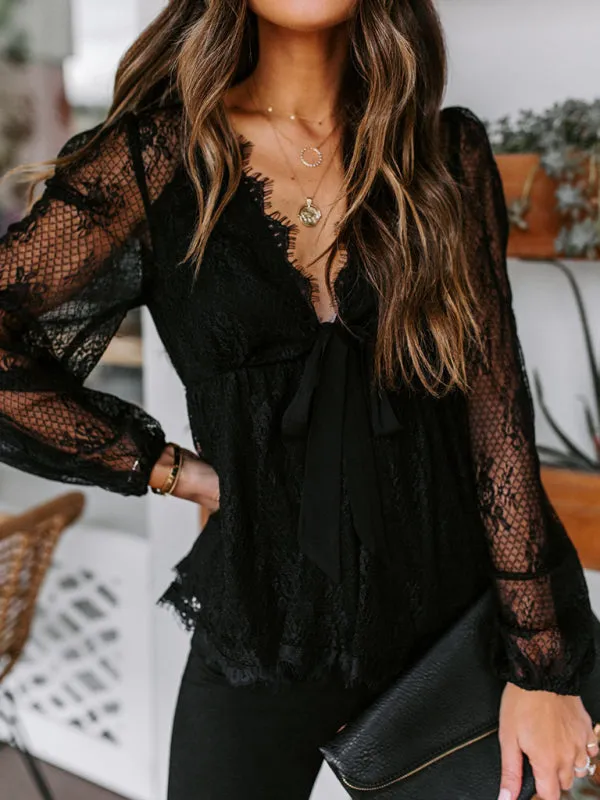 Luna Artemis Lace Blouse